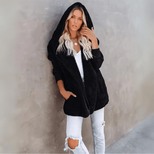 Silvana® • Cappotto elegante con cappuccio