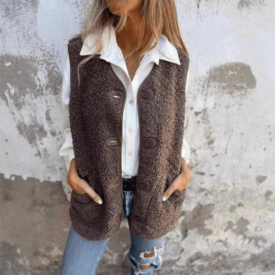 Heidi® | Gilet in lana stile coreano