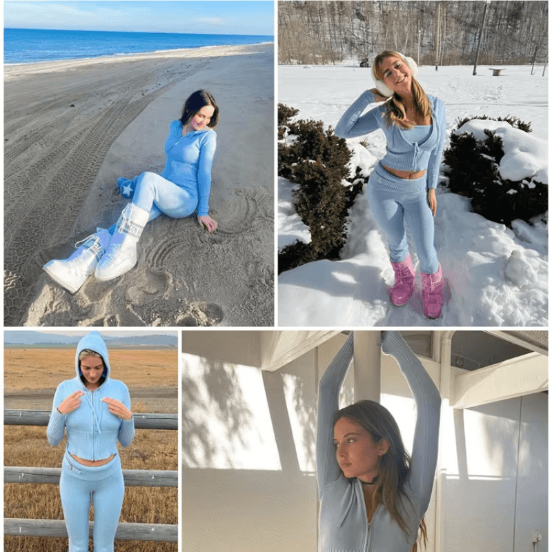 Lilly® | Felpa con cappuccio e pantaloni