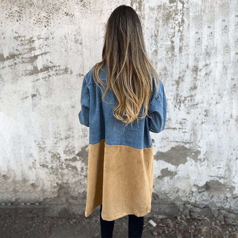 Sally® • Cappotto denim casual