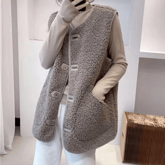 Heidi® | Gilet in lana stile coreano