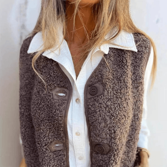 Heidi® | Gilet in lana stile coreano