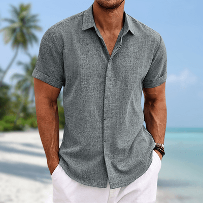 Alex® | Camicia casual in puro lino