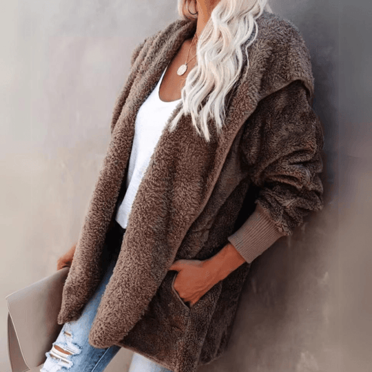 Silvana® • Cappotto elegante con cappuccio