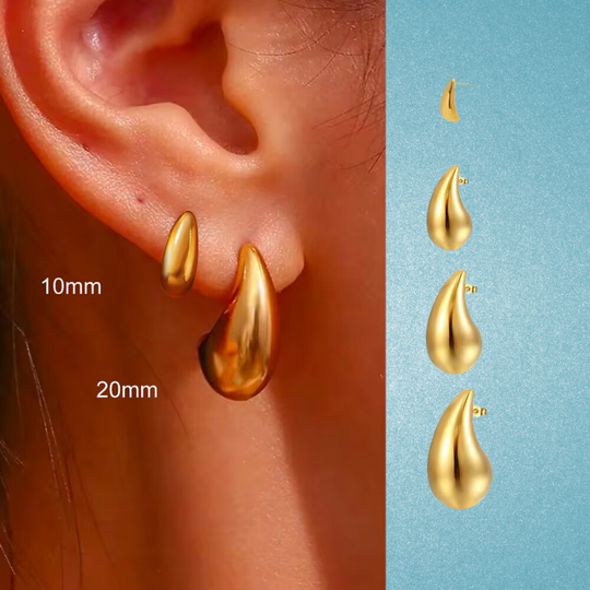 Goccia® | Orecchini placcati in oro 18k