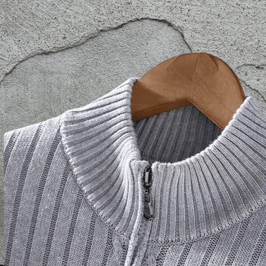 Fabrizio® | Maglione raffinato con cerniera elegante